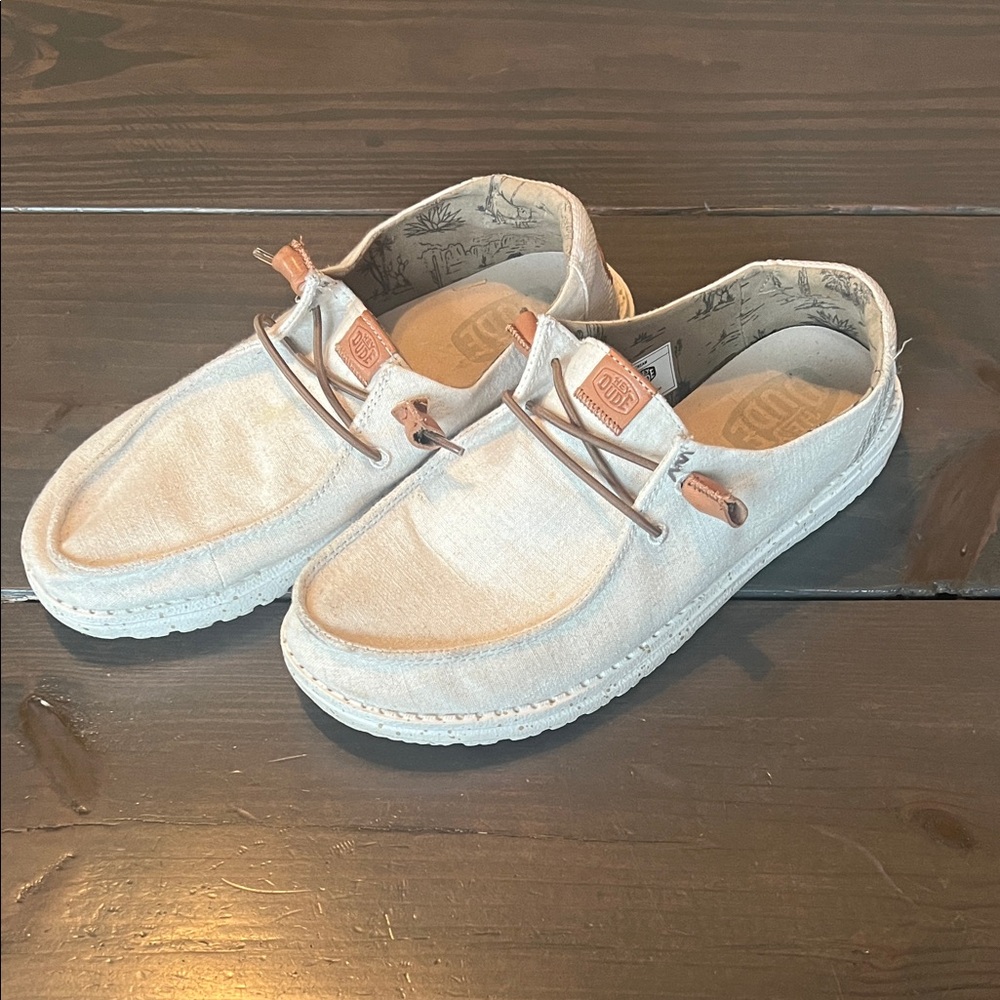 Hey Dude Tan Slip-On Shoes